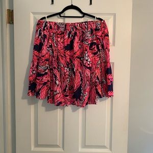 Lily Pulitzer Off the Shoulder Blouse
